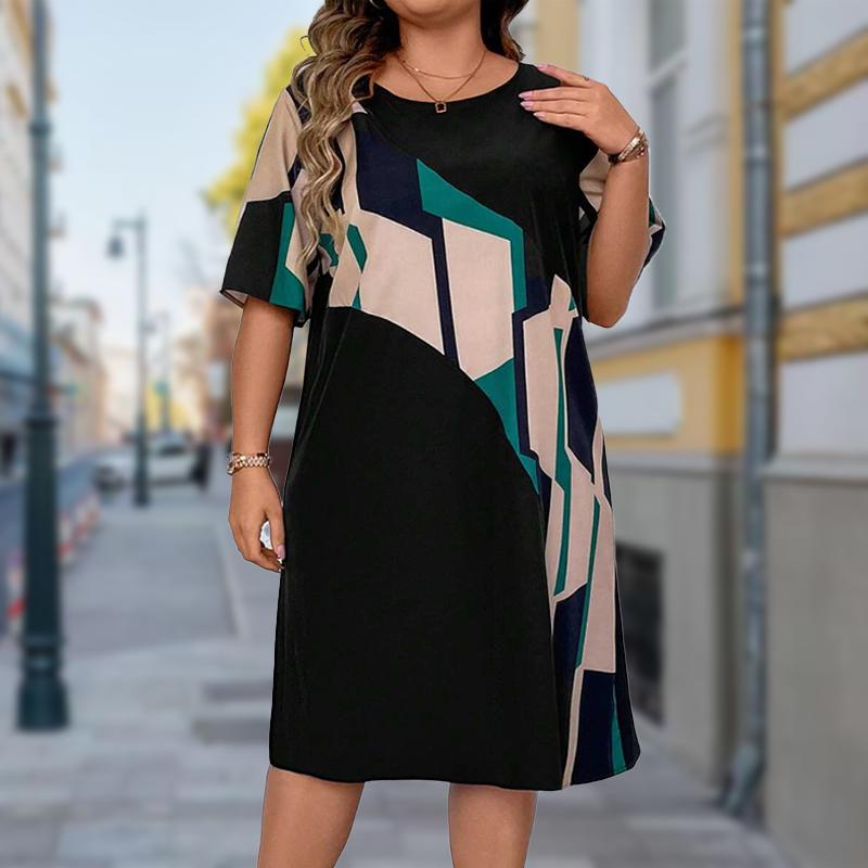 Женская мода изящный ретро принт лето весна короткий рукав О-образный вырез повседневные платья 8XL зелёный
Женская мода изящный ретро принт лето весна короткий рукав О-образный вырез повседневные платья 8XL зелёный