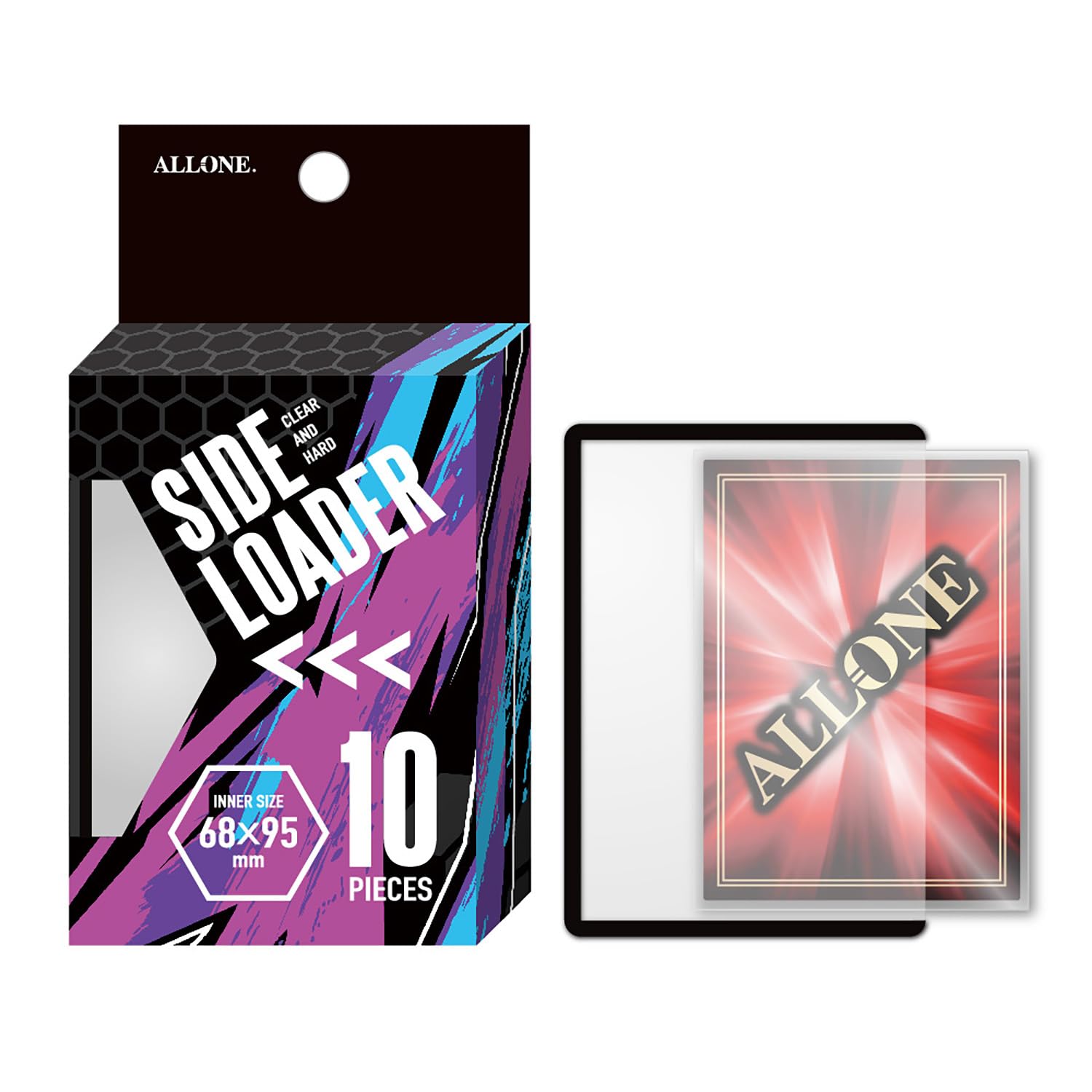 Allone Side Loader 10 Pieces Black 70 x 100mm Card Sleeves Protects and Stores From Scratches and Dirt Also Can Be Used to Mail Trading and Flea
Allone Side Loader 10 Pieces Black 70 x 100mm Card Sleeves Protects and Stores From Scratches and Dirt Also Can Be Used to Mail Trading and Flea