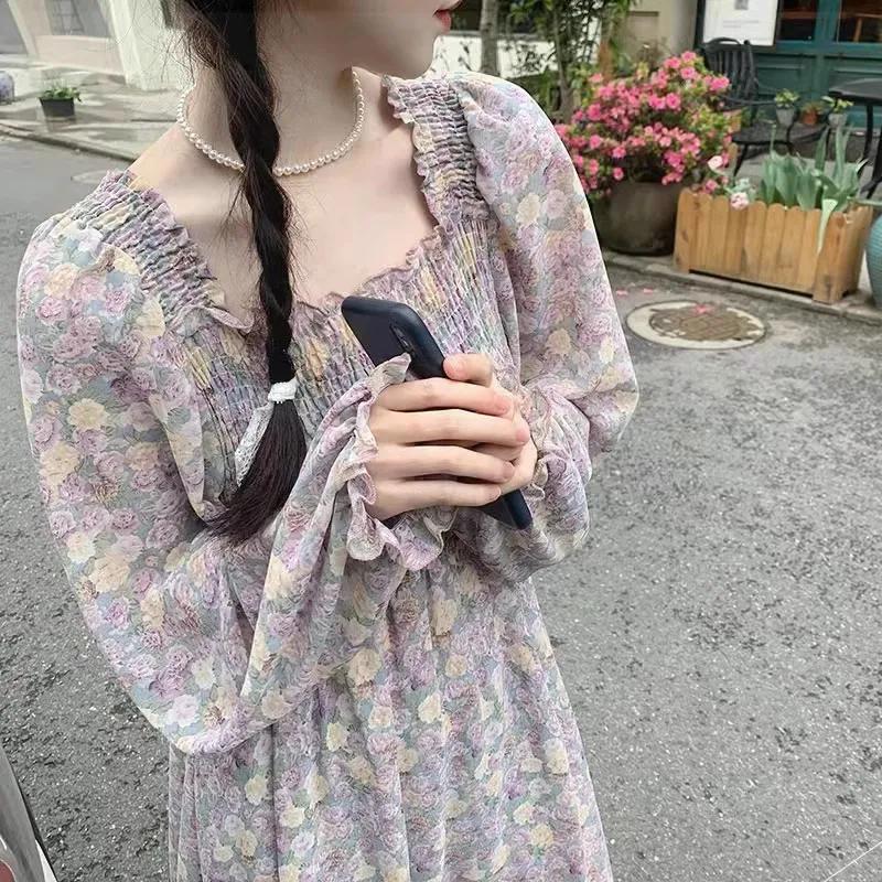 WTEMPO Женское весенне-летнее элегантное французское элегантное тонкое универсальное шифоновое платье средней длины большого размера с цветочным принтом XXL фиолетовый
WTEMPO Женское весенне-летнее элегантное французское элегантное тонкое универсальное шифоновое платье средней длины большого размера с цветочным принтом XXL фиолетовый