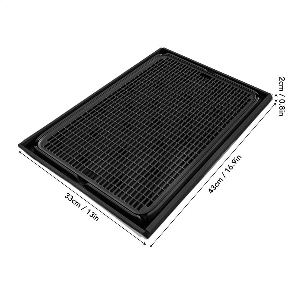 Cat Litter Mat Double Layer Cat Litter Box Mat Waterproof Urine-Proof Trapping Pads Non-Slip Pet Accessories for All Breeds чорний
Cat Litter Mat Double Layer Cat Litter Box Mat Waterproof Urine-Proof Trapping Pads Non-Slip Pet Accessories for All Breeds чорний