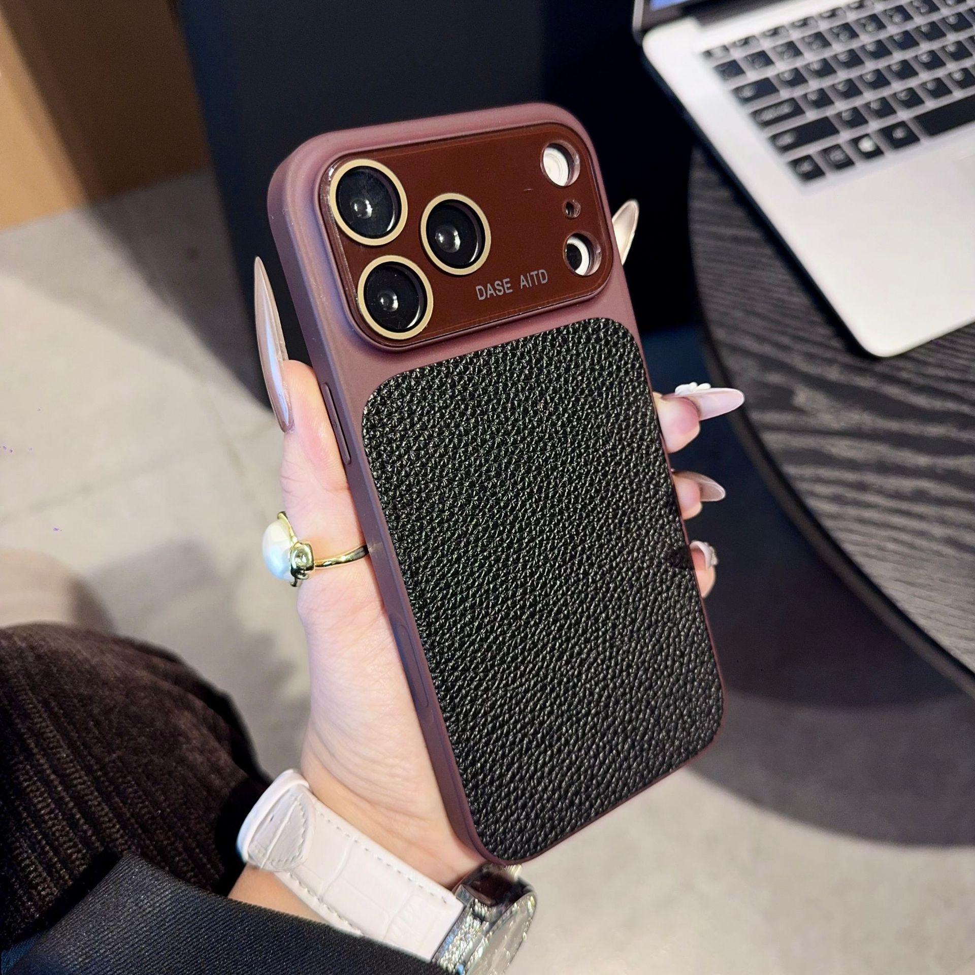 iPhone 17 Pro Max Case with Lychee Leather Texture, Precision Hole, Compatible with iPhone 16/15/14/13 iPhone 16 Pro Max
iPhone 17 Pro Max Case with Lychee Leather Texture, Precision Hole, Compatible with iPhone 16/15/14/13 iPhone 16 Pro Max