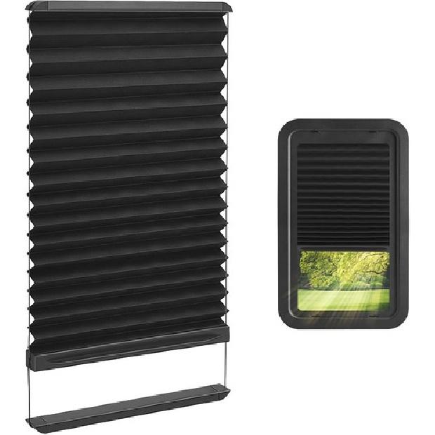 Replacement for RV Door Window 12 x21 , Thin Shade Ready for Entry Doors, Bla
Replacement for RV Door Window 12 x21 , Thin Shade Ready for Entry Doors, Bla