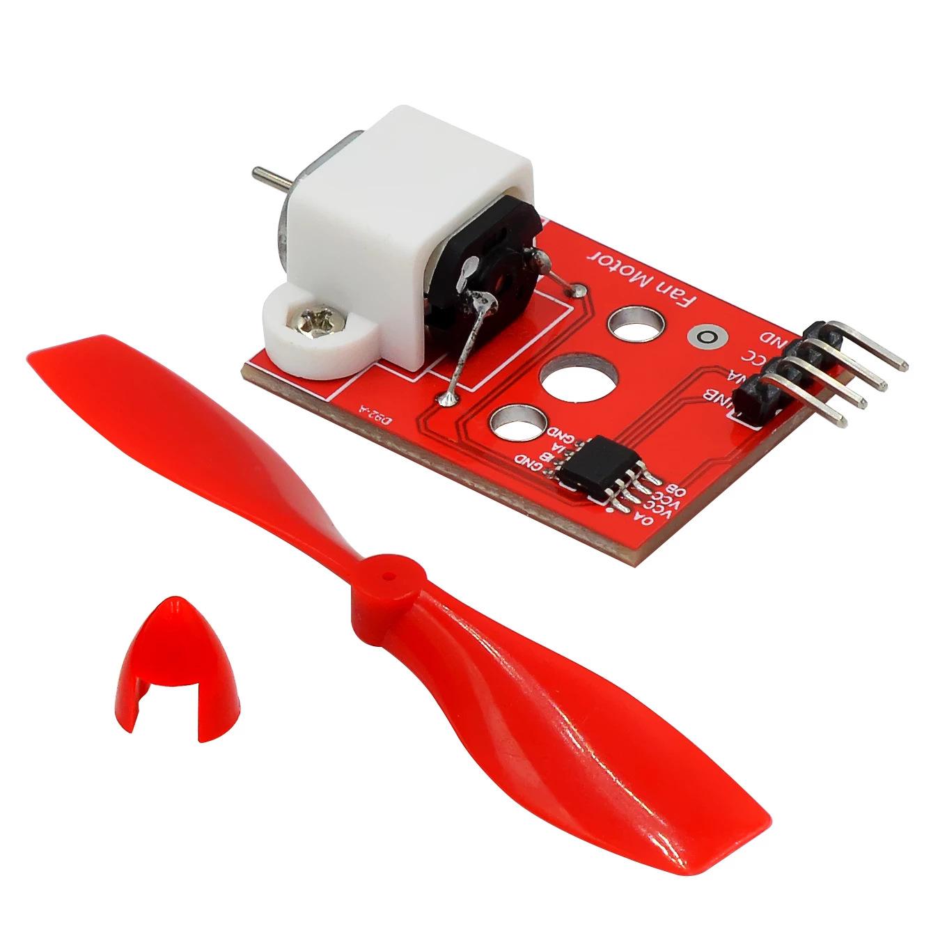 L9110 Motor Driver Fan Module Sensor Module for Fire Extinguishing Robot MCU Development Board
L9110 Motor Driver Fan Module Sensor Module for Fire Extinguishing Robot MCU Development Board