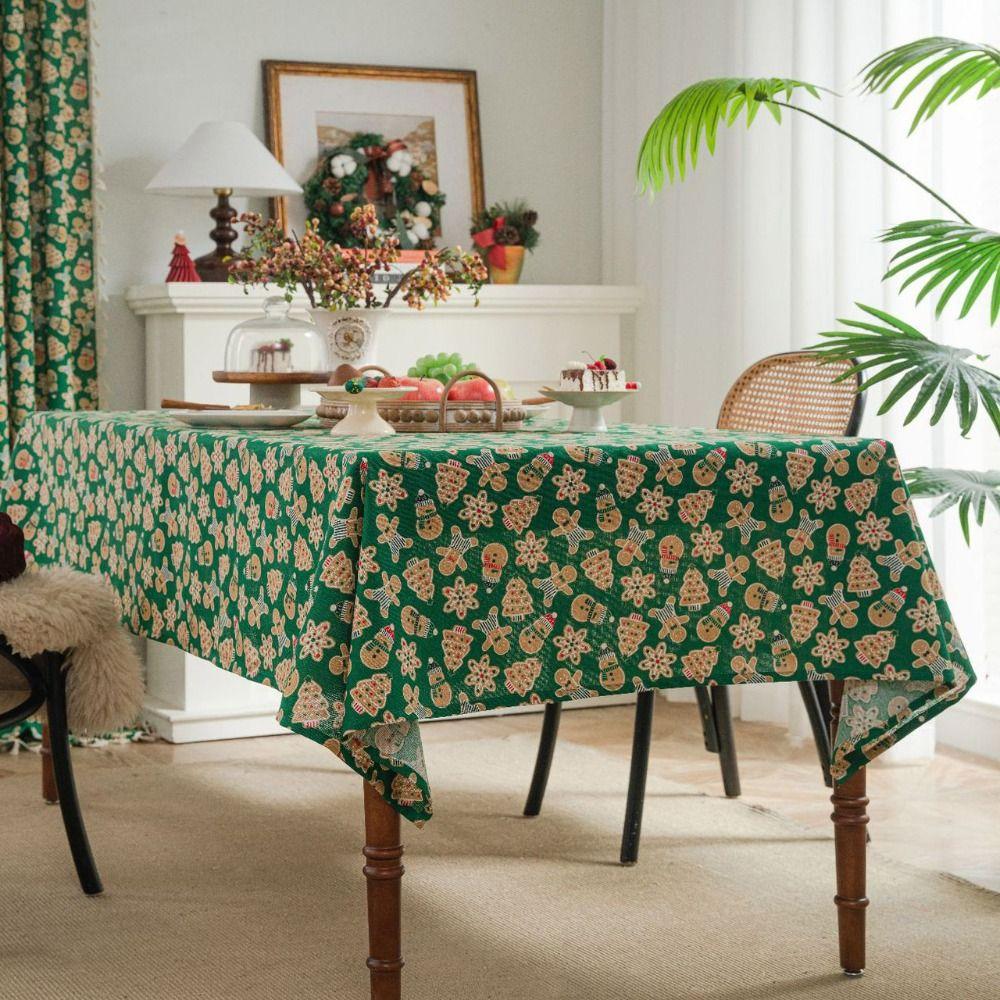Santa Claus Christmas Tablecloth Gingerbread Man Pattern Table Decor Cloth Table Decorations 140*100CM-Style D
Santa Claus Christmas Tablecloth Gingerbread Man Pattern Table Decor Cloth Table Decorations 140*100CM-Style D
