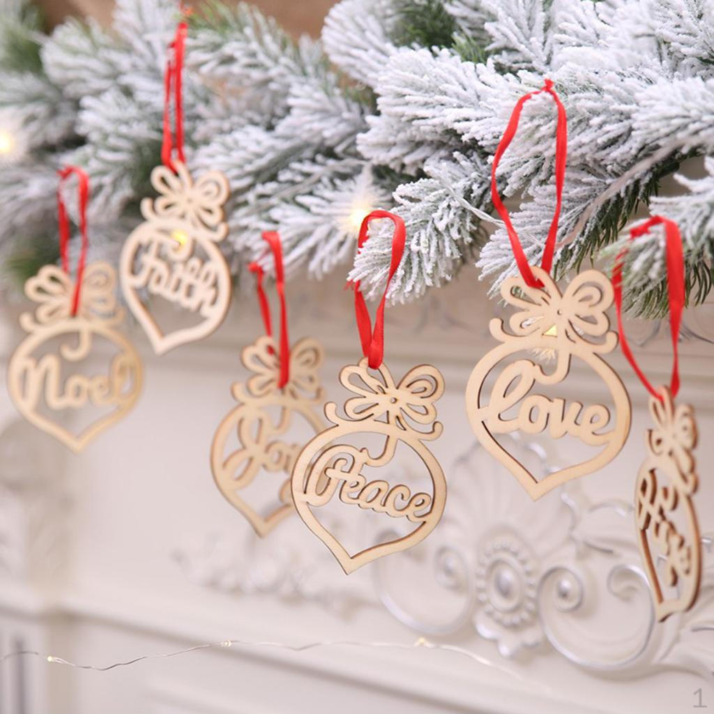 6pcs Christmas Wooden Cutout Hollow Heart Tags Hanging Gift Tag Decor
6pcs Christmas Wooden Cutout Hollow Heart Tags Hanging Gift Tag Decor