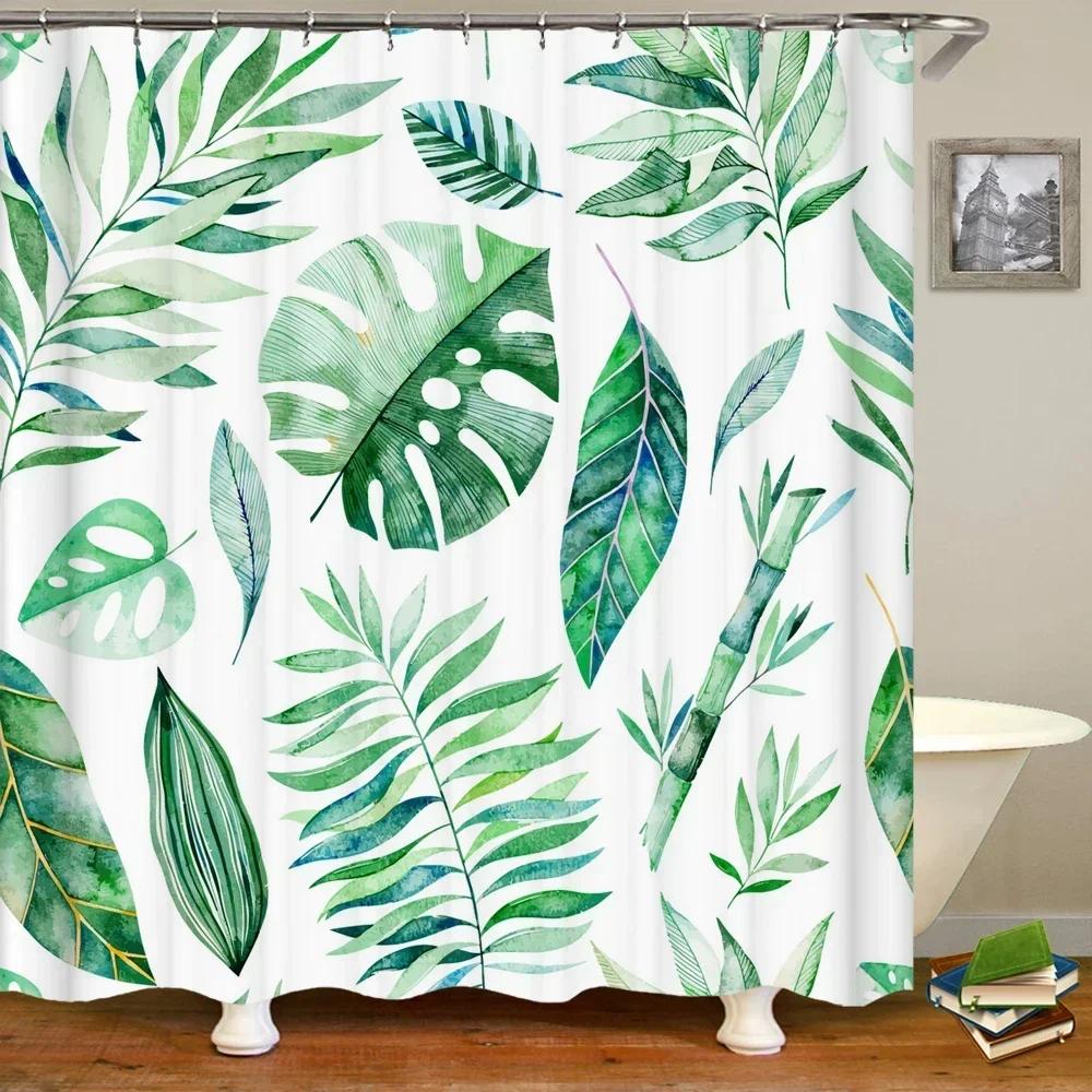3d Printed Green Tropical Plants Shower Curtains Bathroom Waterproof Polyester Leaves Bath Curtain Shower Curtain Bath Screen 90x180cm-35x70in
3d Printed Green Tropical Plants Shower Curtains Bathroom Waterproof Polyester Leaves Bath Curtain Shower Curtain Bath Screen 90x180cm-35x70in