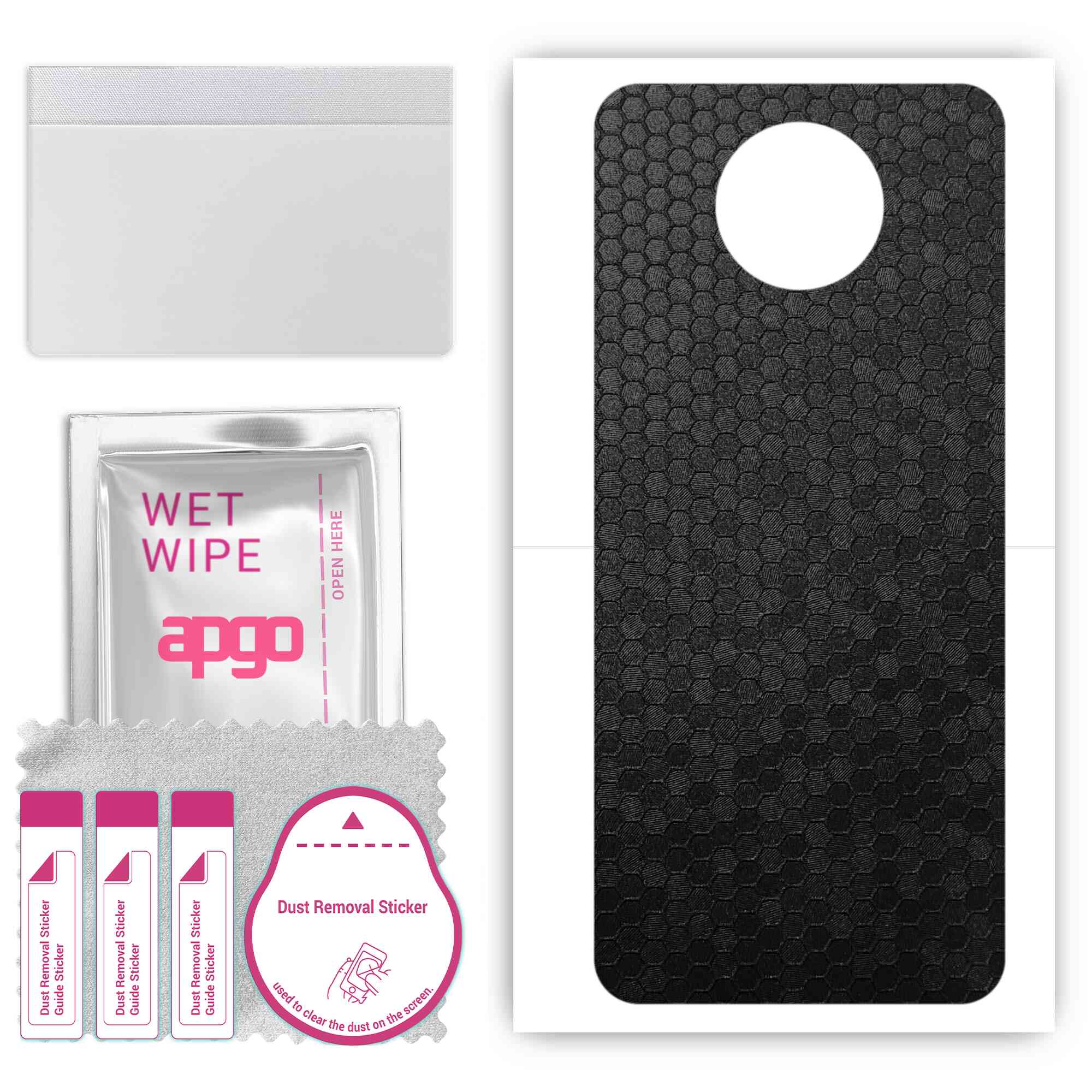 apgo Protective Skin Sticker for the back compatible with Nokia 8 V 5G UW, Wrap Film, Foil, Vinyl - Pattern Black Honeycomb
apgo Protective Skin Sticker for the back compatible with Nokia 8 V 5G UW, Wrap Film, Foil, Vinyl - Pattern Black Honeycomb