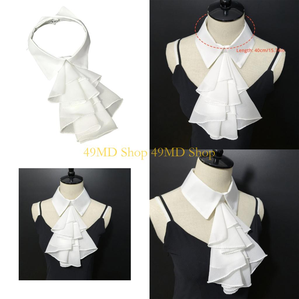 49MD Fashion Ruffle Front Lapel False Collar Fashion Statement Half Shirt Accessory CN
49MD Fashion Ruffle Front Lapel False Collar Fashion Statement Half Shirt Accessory CN