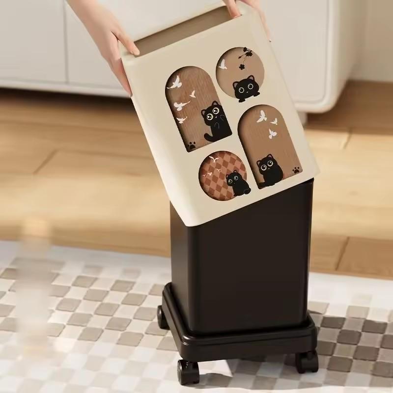 New Medieval Trash Can Large Capacity Aesthetic Cute Cartoon Trash Can with Wheels for Living Room Bedroom Kitchen Bathroom have conver no-wheels
New Medieval Trash Can Large Capacity Aesthetic Cute Cartoon Trash Can with Wheels for Living Room Bedroom Kitchen Bathroom have conver no-wheels