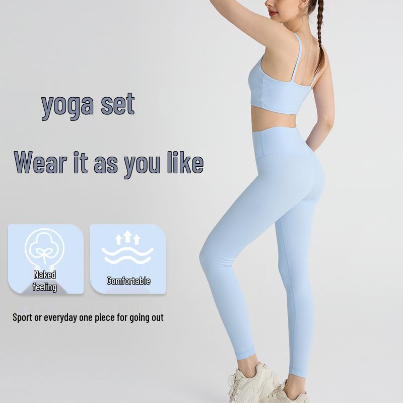 Elegant Backless Yoga Set: High-Waist Hip-Lifting Fitness Pants & Two-Piece Outfit M чорний
Elegant Backless Yoga Set: High-Waist Hip-Lifting Fitness Pants & Two-Piece Outfit M чорний