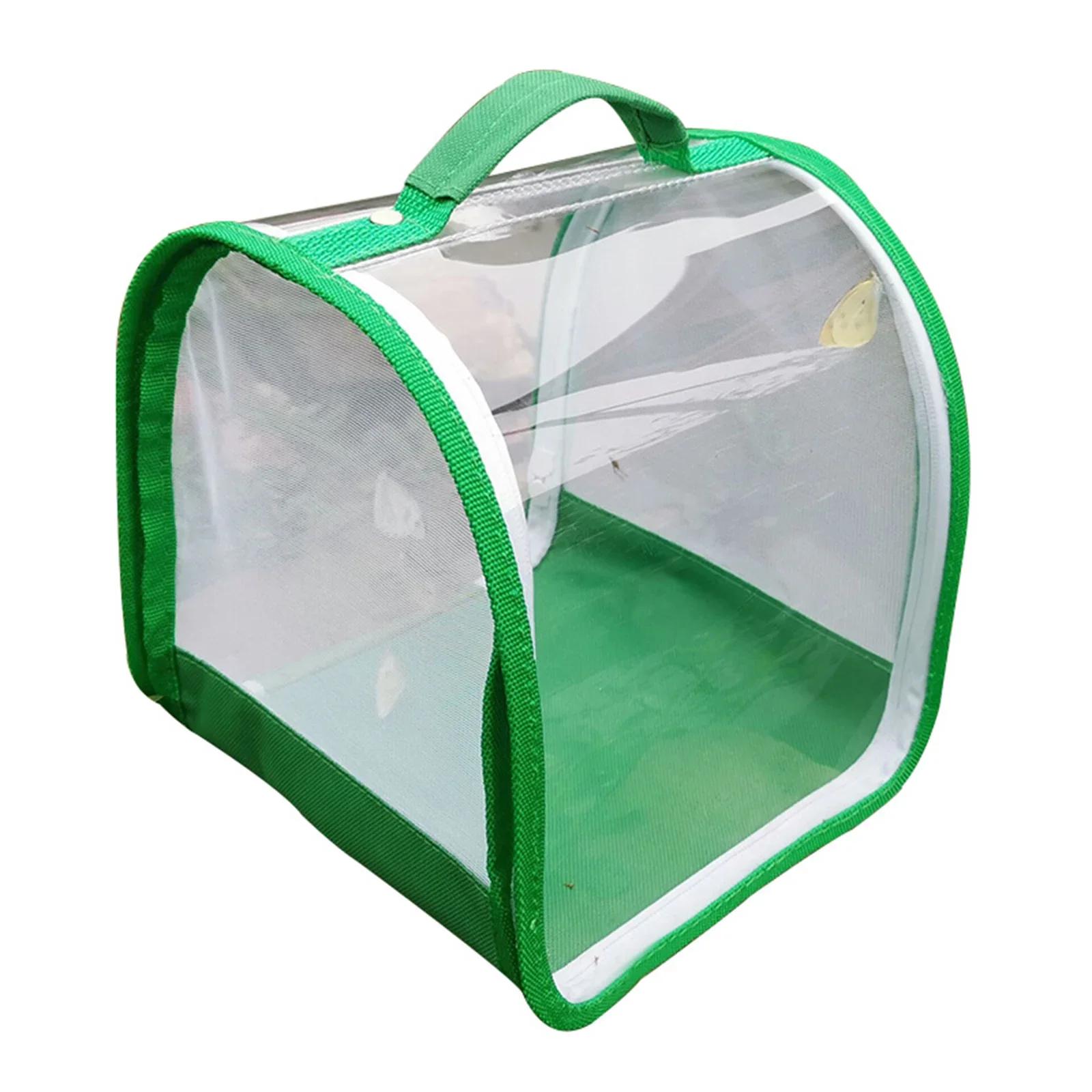Collapsible Critter Box Clear PVC Insect Butterfly Habitat Cage Portable Outdoor Observer For DIY Insect Observation Supplies зелений
Collapsible Critter Box Clear PVC Insect Butterfly Habitat Cage Portable Outdoor Observer For DIY Insect Observation Supplies зелений