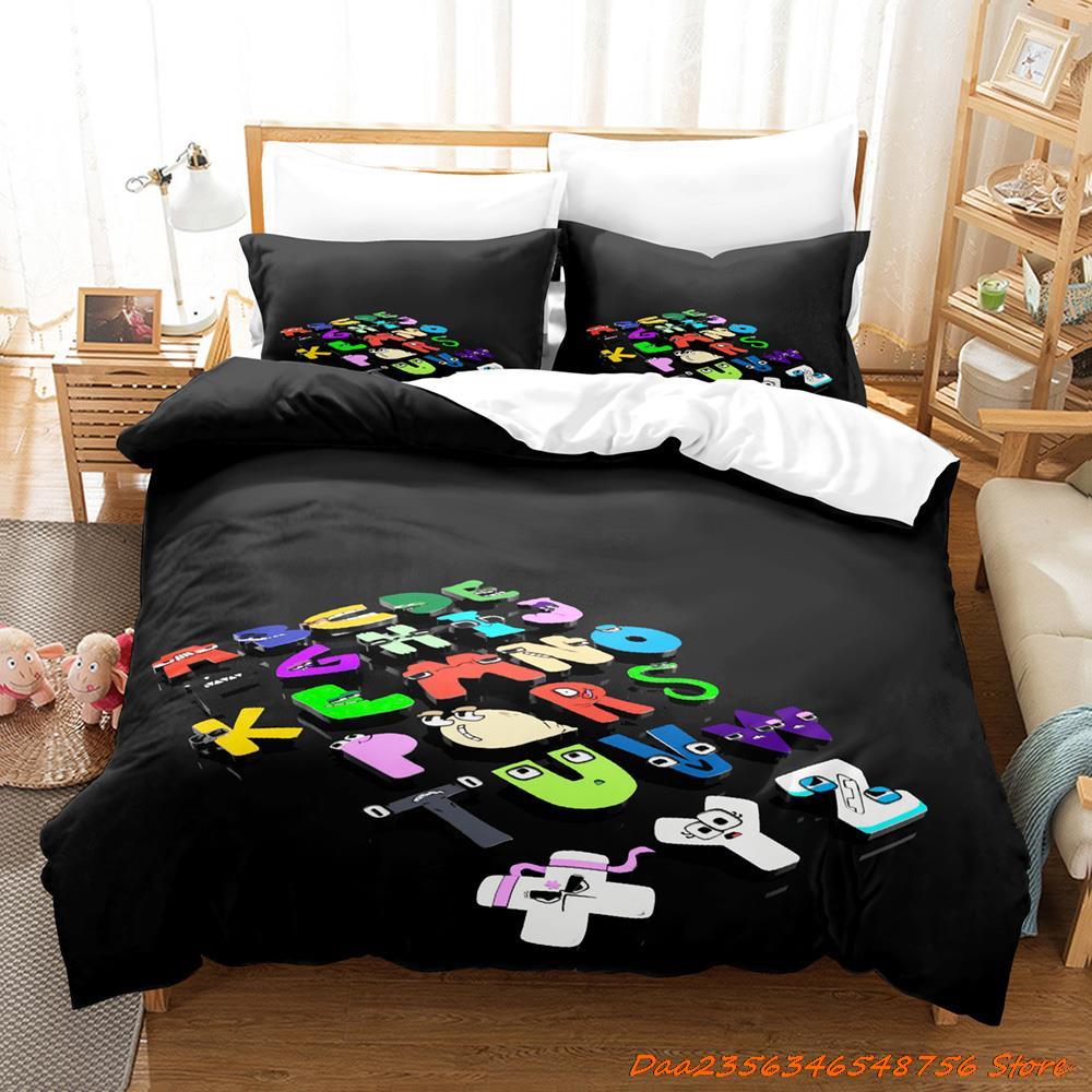 26 Alphabet Lore Bedding Set Cartoon Anime Three-Piece Set Adult Kid Bedroom Duvetcover Sets Enlightenment 3D Print Kawaii EU Single(135*200cm)3pcs
26 Alphabet Lore Bedding Set Cartoon Anime Three-Piece Set Adult Kid Bedroom Duvetcover Sets Enlightenment 3D Print Kawaii EU Single(135*200cm)3pcs