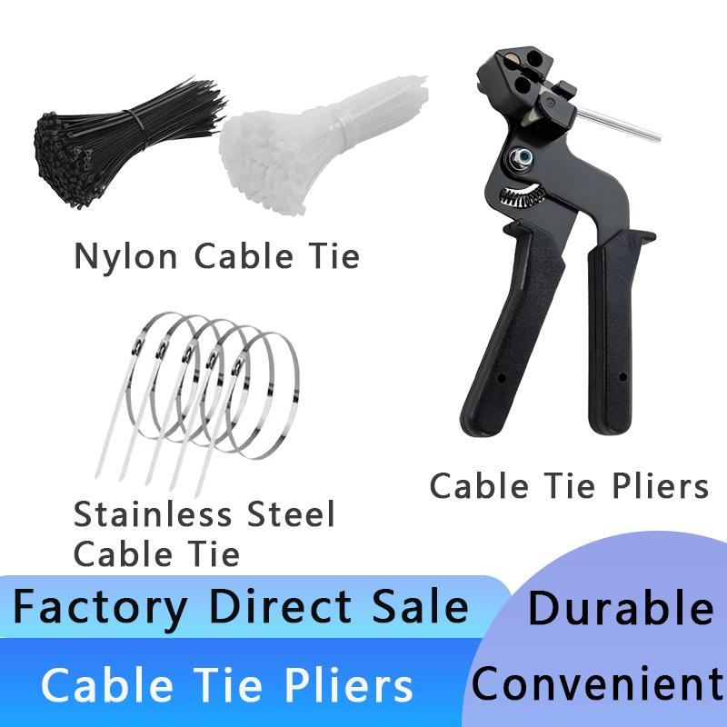 304 Stainless Steel Cable Tie Fastening Cable Strap Tension Cable Tie Plier Cutting Tool Self-Locking Plastic Nylon Cable Tie
304 Stainless Steel Cable Tie Fastening Cable Strap Tension Cable Tie Plier Cutting Tool Self-Locking Plastic Nylon Cable Tie