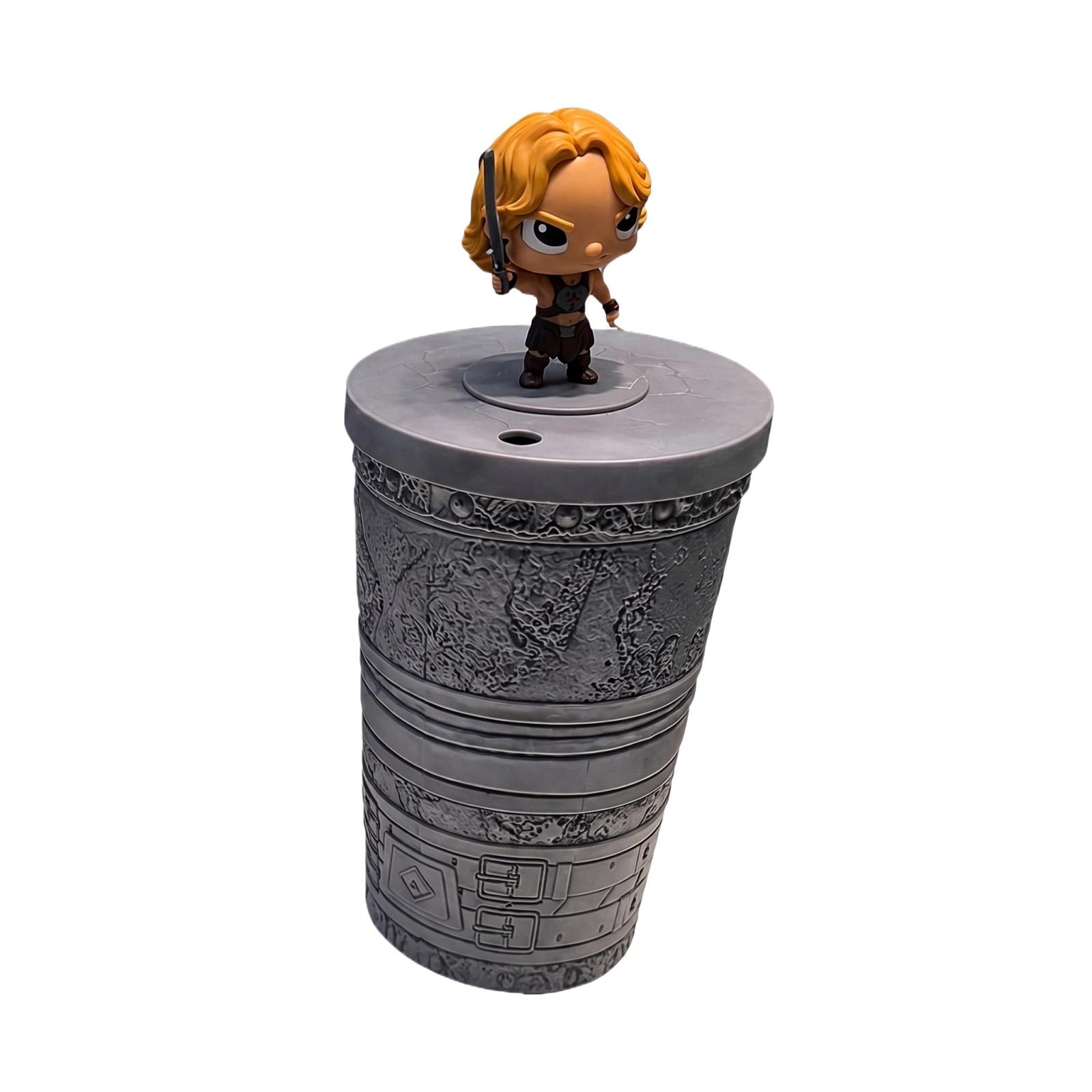 Novelty Skull Lid Cup with Textured Body and Figurine Top Durable Plastic Material Unique Design Reusable Drinkware Suitable for Various Beverages One Size
Novelty Skull Lid Cup with Textured Body and Figurine Top Durable Plastic Material Unique Design Reusable Drinkware Suitable for Various Beverages One Size