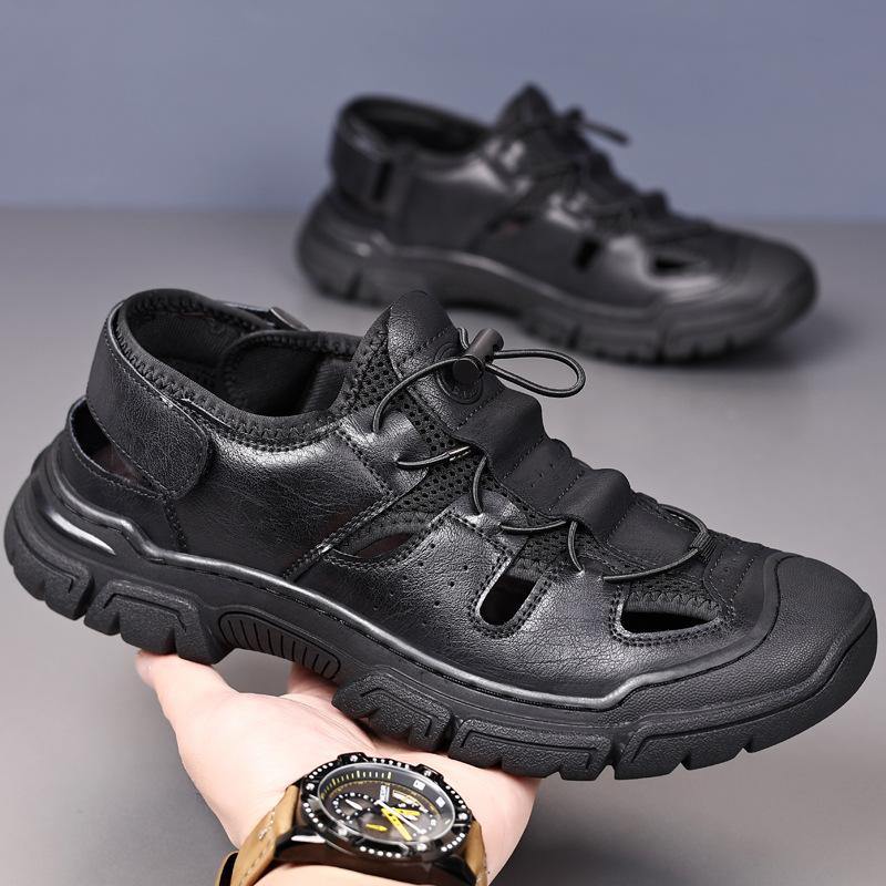 2025 summer new men s bag head sandals soft sole Vietnam Roman beach shoes breathable outdoor mesh casual shoes 38
2025 summer new men s bag head sandals soft sole Vietnam Roman beach shoes breathable outdoor mesh casual shoes 38