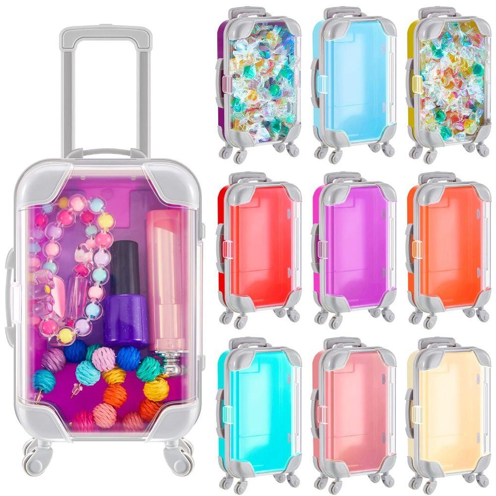 Simulation Trolley Case False Eyelashes Packaging Boxs Miniature Makeup Brush Storage Case рожевий червоний колір
Simulation Trolley Case False Eyelashes Packaging Boxs Miniature Makeup Brush Storage Case рожевий червоний колір