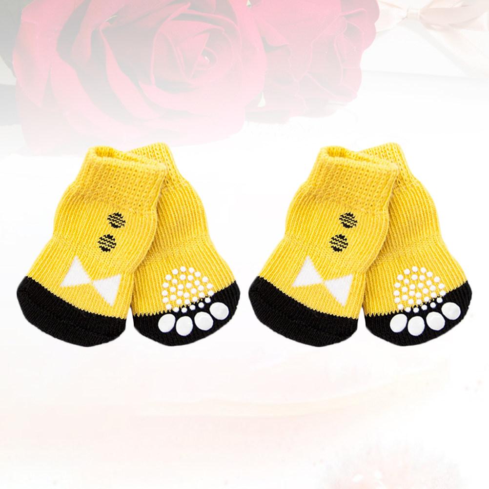 4Pcs Non-Slip Cotton Pet Socks Skin-Friendly Comfortable Dog Socks Puppy Footwear Large Stretch Protect Cold Snow Ice L
4Pcs Non-Slip Cotton Pet Socks Skin-Friendly Comfortable Dog Socks Puppy Footwear Large Stretch Protect Cold Snow Ice L