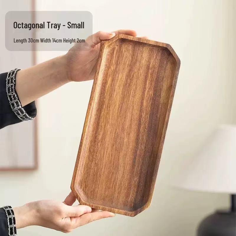 OLOEY Wooden Walnut Octagonal Serving Tray 30x14x2cm
OLOEY Wooden Walnut Octagonal Serving Tray 30x14x2cm