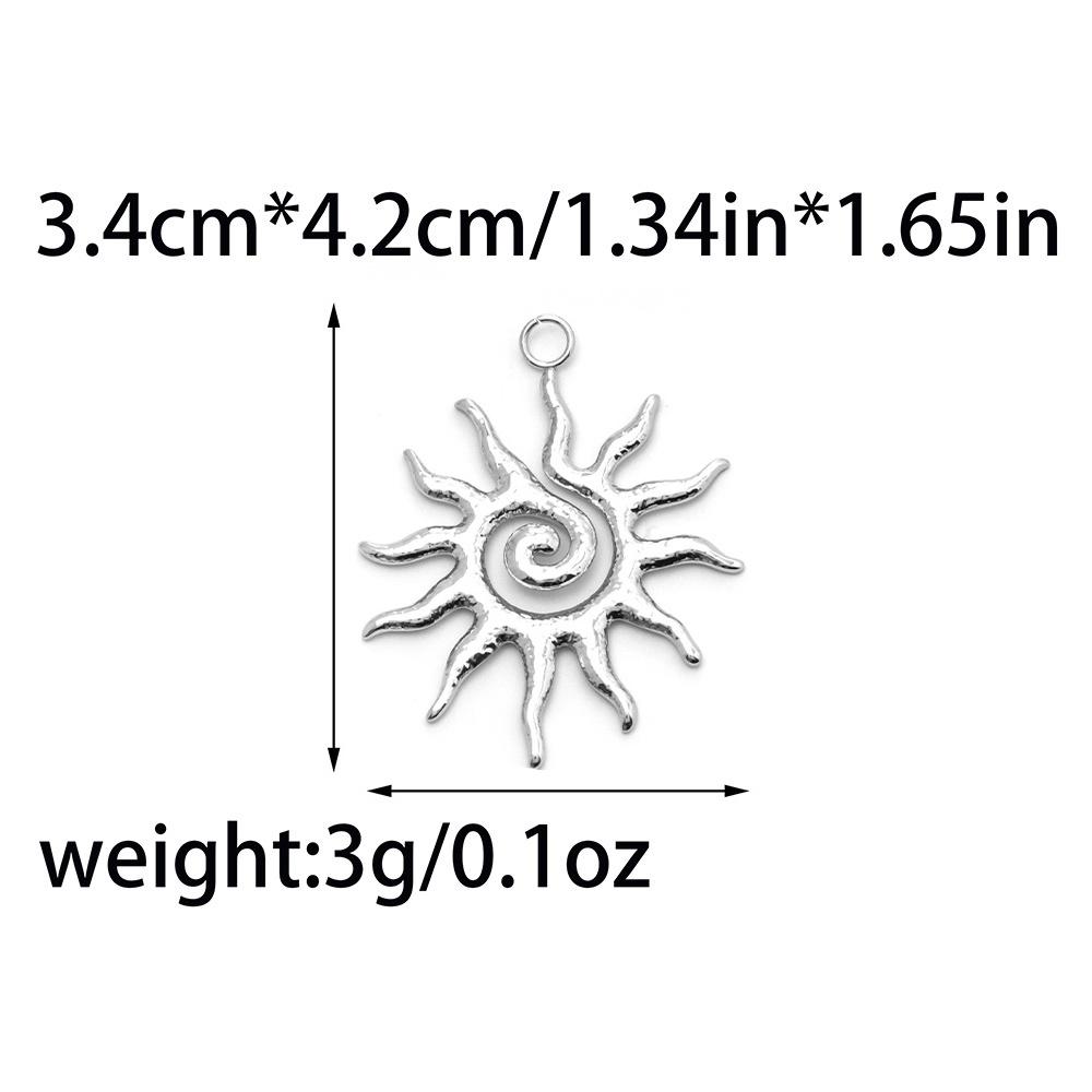 5pcs Sun Charms Stainless Steel Gold Color DIY Pendant for Necklace Earrings Zircon Making Vintage Accessories Wholesale
5pcs Sun Charms Stainless Steel Gold Color DIY Pendant for Necklace Earrings Zircon Making Vintage Accessories Wholesale