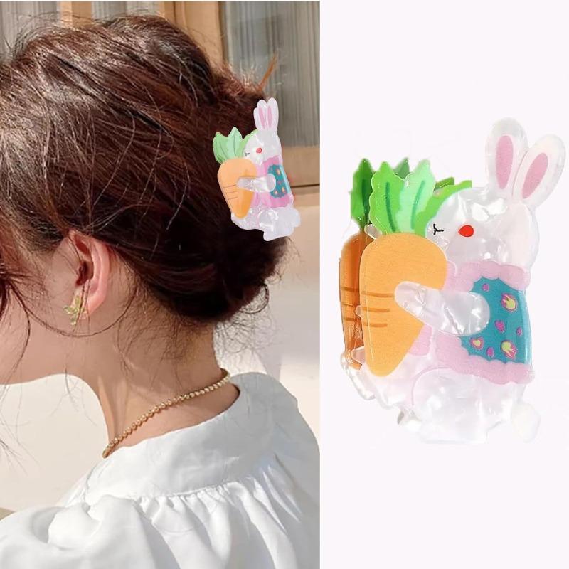 Easter Cute Rabbit Claw Clip Iridescent White Hair Accessory for Half Updo Ponytail, Adorable Daily Party Hairstyling Decoration
Easter Cute Rabbit Claw Clip Iridescent White Hair Accessory for Half Updo Ponytail, Adorable Daily Party Hairstyling Decoration