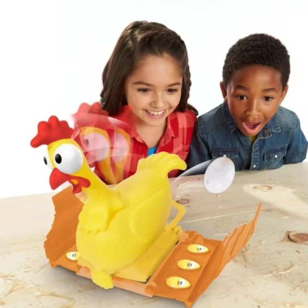 Education Lucky Chicken Toy Puzzle Toy Hen Laying Eggs Board Game Gags Joke Party 1set
Education Lucky Chicken Toy Puzzle Toy Hen Laying Eggs Board Game Gags Joke Party 1set