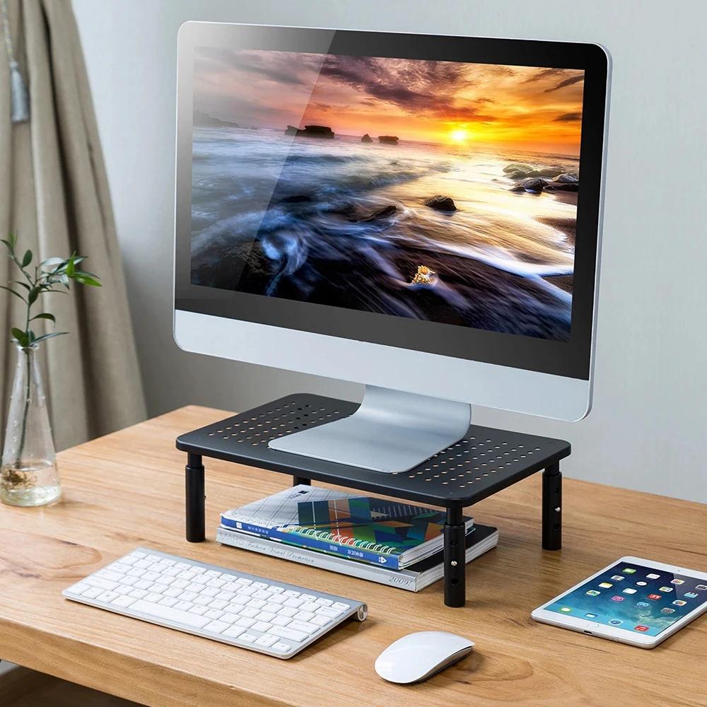 Elevated Computer Racks Flat Screen Metal Laptop Printer Shelf TV Monitor Riser Desktop Stand 3 Height Adjustable Holders Racks
Elevated Computer Racks Flat Screen Metal Laptop Printer Shelf TV Monitor Riser Desktop Stand 3 Height Adjustable Holders Racks