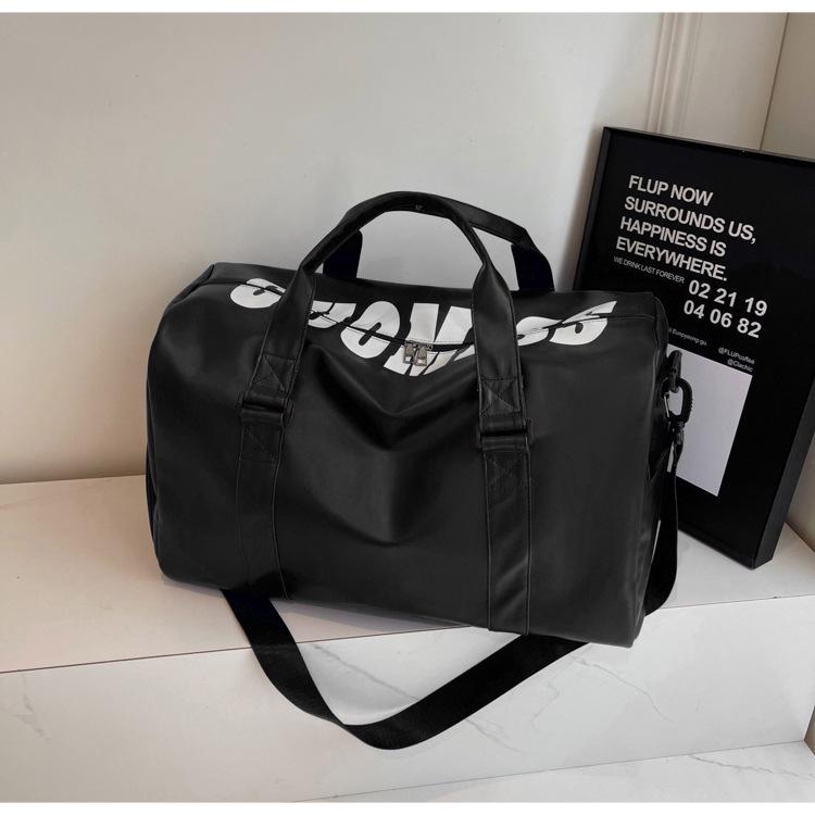 Premium Large Capacity PU Travel Bag: Water-Resistant Sports Bag with Wet/Dry Compartments 49x27x26 cm, Handle 14 cm чёрный
Premium Large Capacity PU Travel Bag: Water-Resistant Sports Bag with Wet/Dry Compartments 49x27x26 cm, Handle 14 cm чёрный