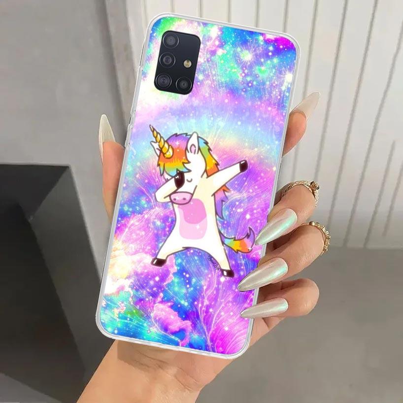 Pink Unicorn Rainbow Phone Case for Samsung Galaxy A52 A32 A22 A12 A02S A50S A30S A10S Note 20 Ultra 10 Plus S10 A31 A20 A71 A72 Samsung A50
Pink Unicorn Rainbow Phone Case for Samsung Galaxy A52 A32 A22 A12 A02S A50S A30S A10S Note 20 Ultra 10 Plus S10 A31 A20 A71 A72 Samsung A50