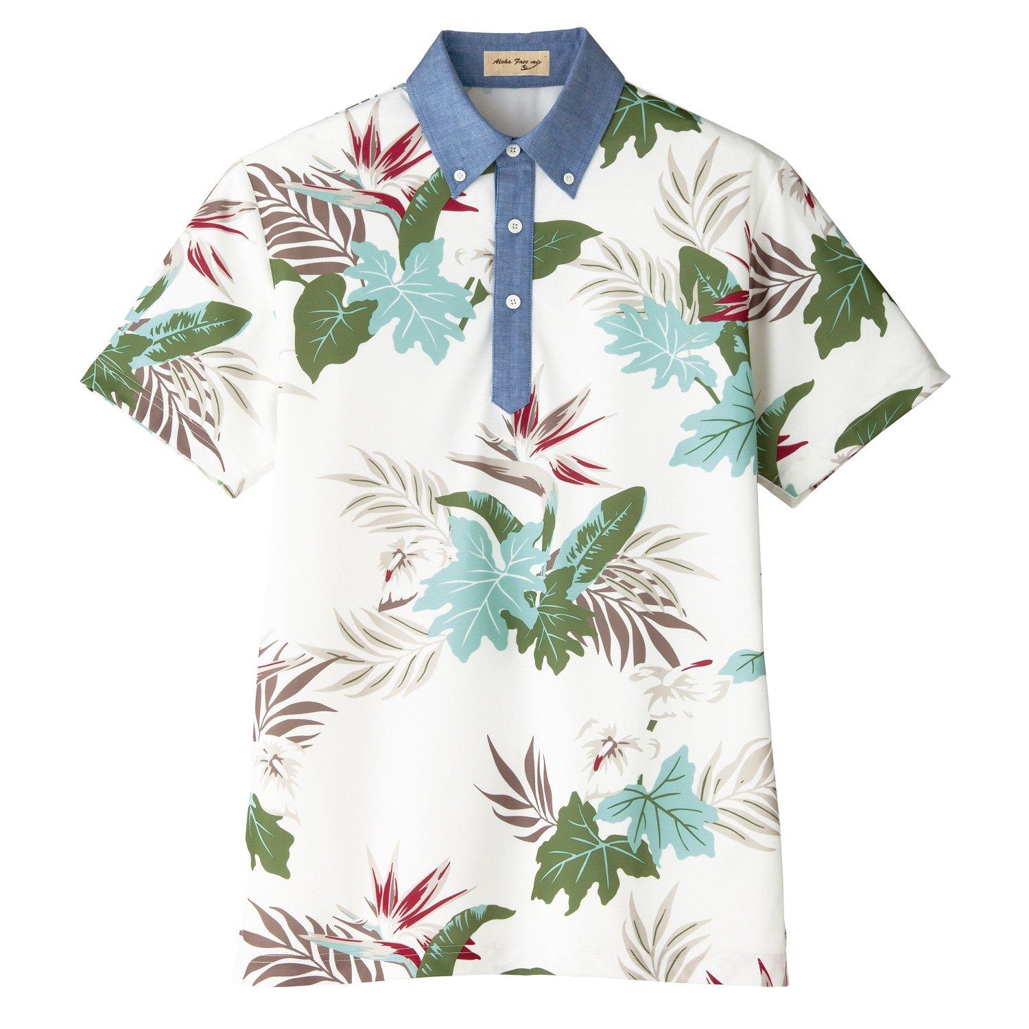 FAITH MIX Aloha Print Polo Shirt FB4525U, Size 15, White, Small
FAITH MIX Aloha Print Polo Shirt FB4525U, Size 15, White, Small