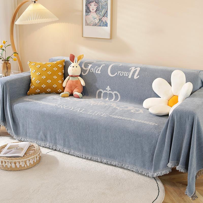 Универсальный тканевый чехол для дивана, чехол для полотенец, универсальный современный минималистичный чехол для гостиной, полный чехол для дивана на четыре сезона 180*130cm