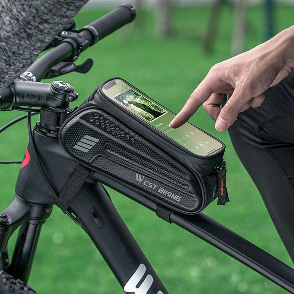 Handlebar Pouch Phone Holder Bike Frame Bag Phone Screen Case Bicycle Bags Bicycle Mobile Phone Bag
Handlebar Pouch Phone Holder Bike Frame Bag Phone Screen Case Bicycle Bags Bicycle Mobile Phone Bag