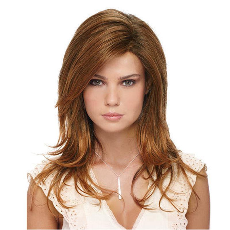 Synthetic Long Wave Wig with Bangs Natural Hair Wig for Women Mix Brown Highlight Wig Daily Cosplay Halloween Party Use
Synthetic Long Wave Wig with Bangs Natural Hair Wig for Women Mix Brown Highlight Wig Daily Cosplay Halloween Party Use