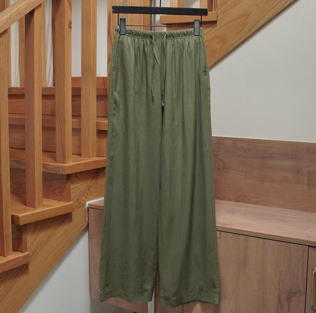 Women s Elastic Waist Linen Blend Wide Leg Casual Pants Medium
Women s Elastic Waist Linen Blend Wide Leg Casual Pants Medium