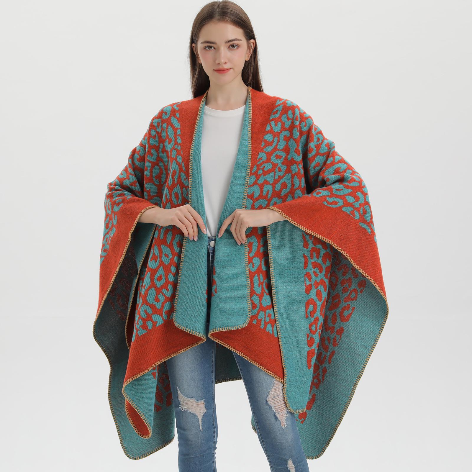 European & American Leopard Print Women s Imitation Cashmere Thickened Shawl 130x150 CM
European & American Leopard Print Women s Imitation Cashmere Thickened Shawl 130x150 CM