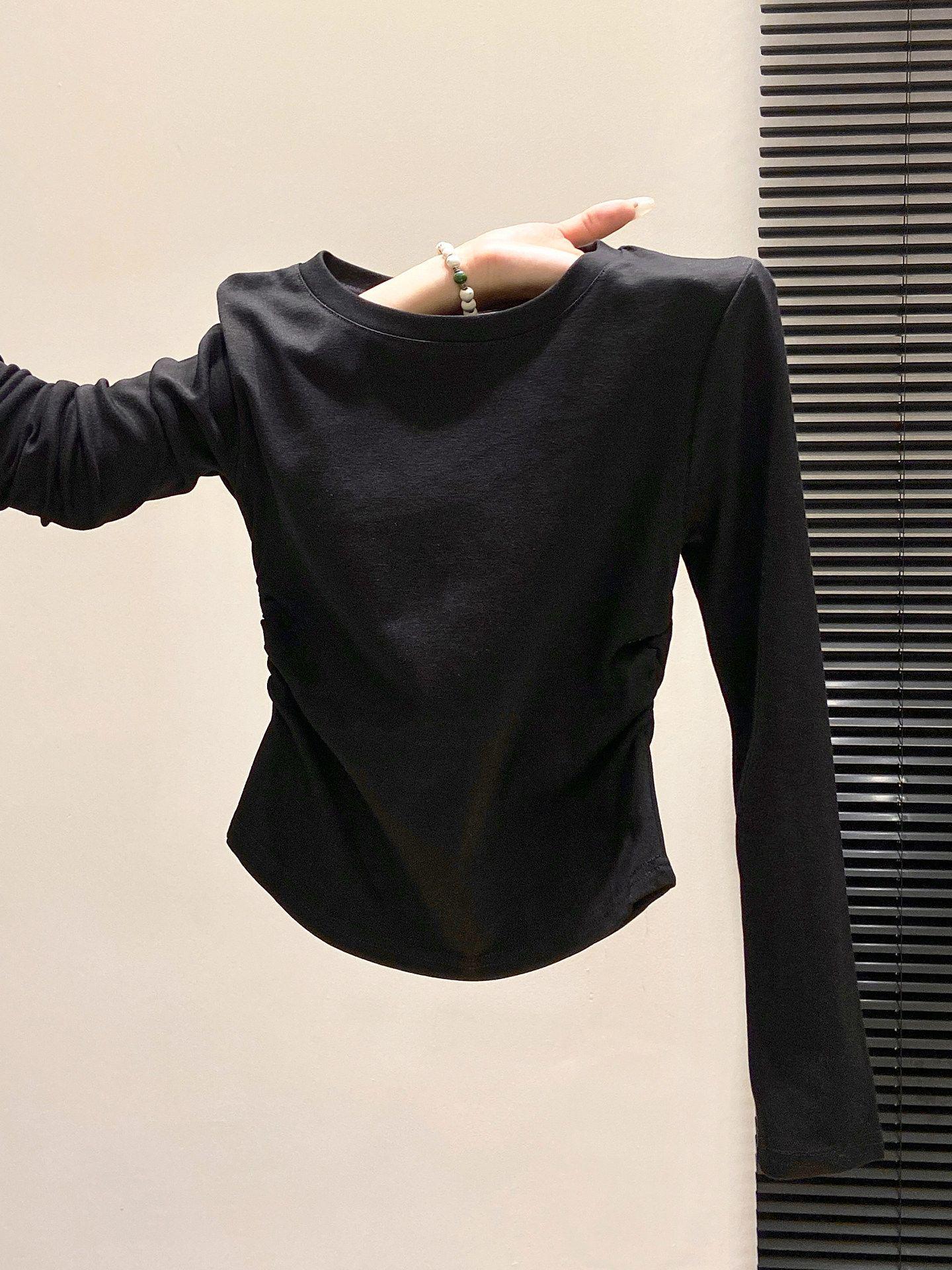 Women s Waist-Cinching, Figure-Flattering Ruched Long Sleeve Top with Designer Look, Structured Shoulders, and Hot Girl Style. Small чорний
Women s Waist-Cinching, Figure-Flattering Ruched Long Sleeve Top with Designer Look, Structured Shoulders, and Hot Girl Style. Small чорний