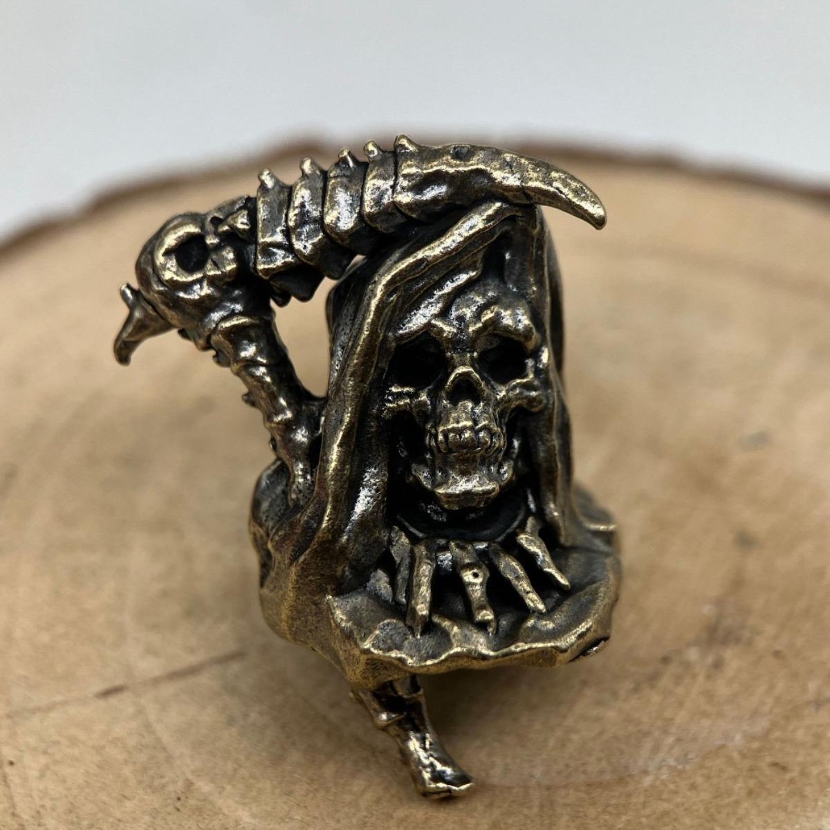 Серп Grim Reaper Латунь Ніж Намистини EDC DIY Плетені Браслети Шнурок Брелок Кулони Аксесуари Чоловічі Підвіси для інструментів на відкритому повітрі Шарми латунний
Серп Grim Reaper Латунь Ніж Намистини EDC DIY Плетені Браслети Шнурок Брелок Кулони Аксесуари Чоловічі Підвіси для інструментів на відкритому повітрі Шарми латунний