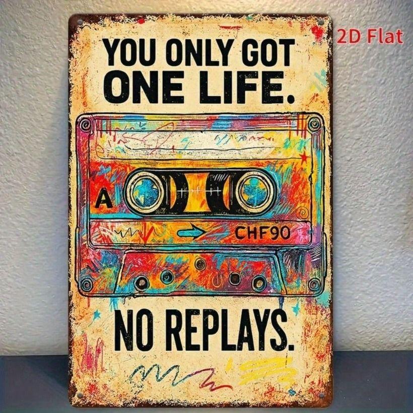 Vintage Metal Poster YOLO Retro Wall Decor 8x8 Inch
Vintage Metal Poster YOLO Retro Wall Decor 8x8 Inch