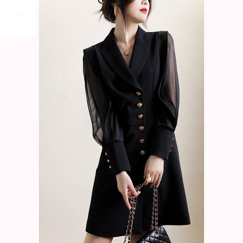 Модное и роскошное женское платье-костюм с прозрачными рукавами и платьями в сетку 
Модное и роскошное женское платье-костюм с прозрачными рукавами и платьями в сетку