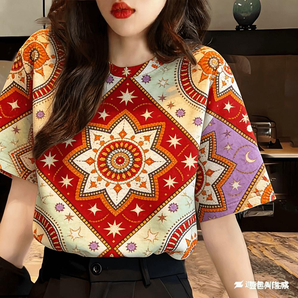 T-shirt women s casual printed flower pattern retro street style 5XL
T-shirt women s casual printed flower pattern retro street style 5XL