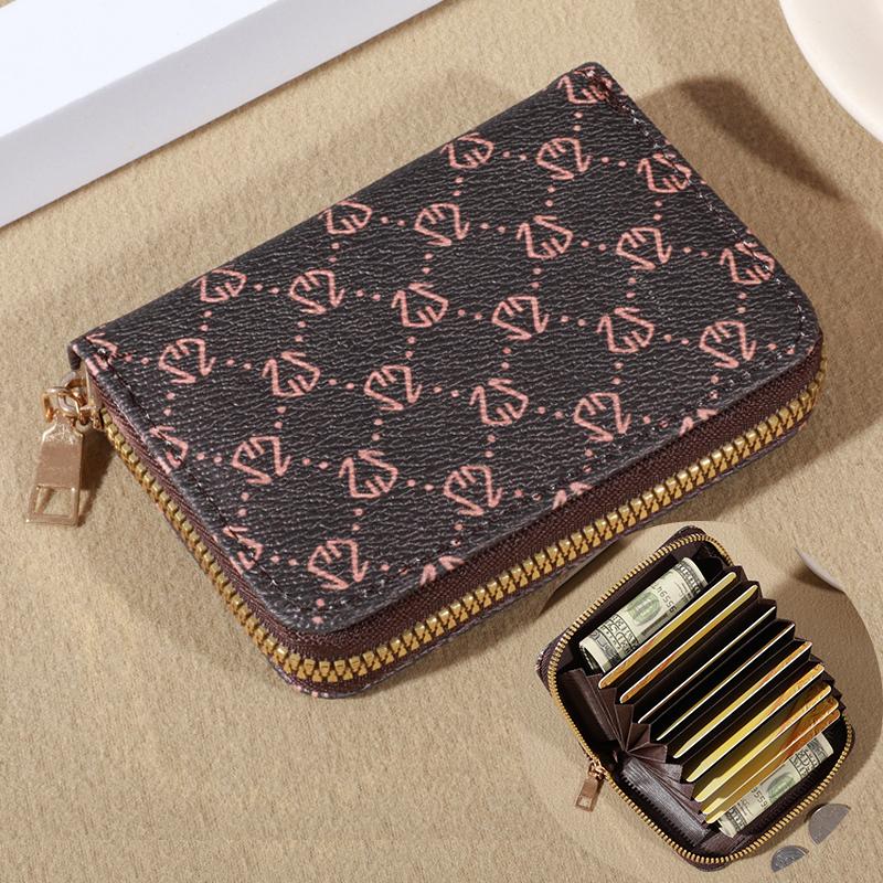 Zipper Around Credit Card Holder, Mini Printed Clutch Coin Purse, Portable Card Wallet With Multi Card Slots
Zipper Around Credit Card Holder, Mini Printed Clutch Coin Purse, Portable Card Wallet With Multi Card Slots
