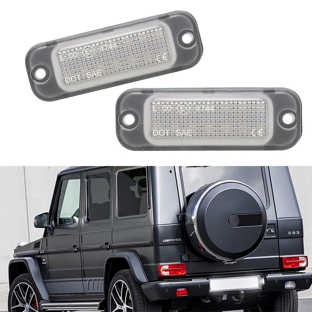 For Mercedes Benz 1st Gen G-Class W463 2013-2018 and 2nd Gen G-Class W463A 2019 Error Free LED License Plate Light
For Mercedes Benz 1st Gen G-Class W463 2013-2018 and 2nd Gen G-Class W463A 2019 Error Free LED License Plate Light