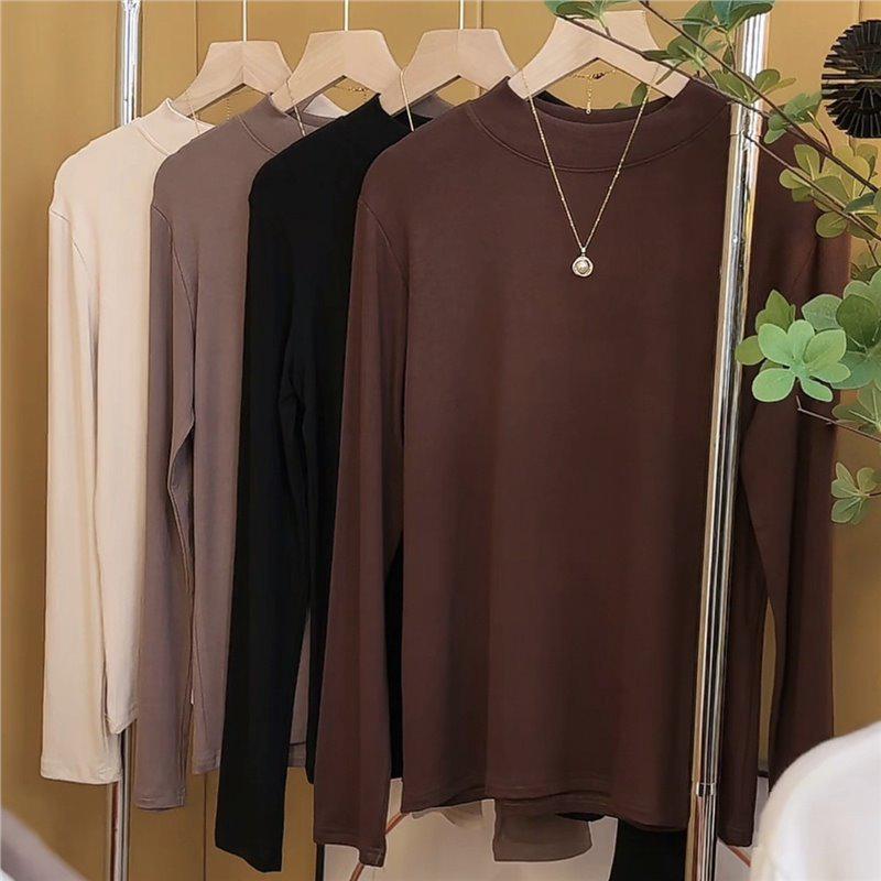 Women s Fleece-Lined Modal Thermal Base Layer: Long Sleeve, Solid Color, Slimming, Soft, Stand-Up Collar, Round Neck. One Size
Women s Fleece-Lined Modal Thermal Base Layer: Long Sleeve, Solid Color, Slimming, Soft, Stand-Up Collar, Round Neck. One Size