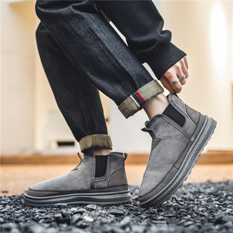 2024 winter velvet warm cotton shoes thick sole heightening anti-velvet cold-proof high-top outdoor leather boots trendy tooling shoes men 39 чёрный
2024 winter velvet warm cotton shoes thick sole heightening anti-velvet cold-proof high-top outdoor leather boots trendy tooling shoes men 39 чёрный
