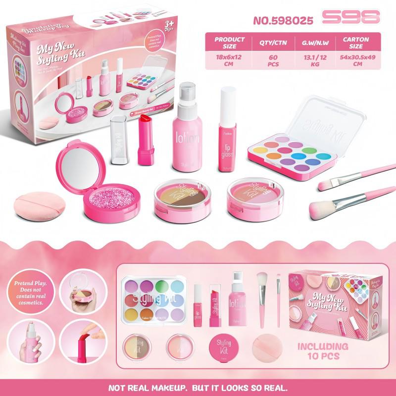 Kids Pretend Play Makeup Set - Girls Cosmetic Kit Gift Box (Cross-Border Exclusive)
Kids Pretend Play Makeup Set - Girls Cosmetic Kit Gift Box (Cross-Border Exclusive)