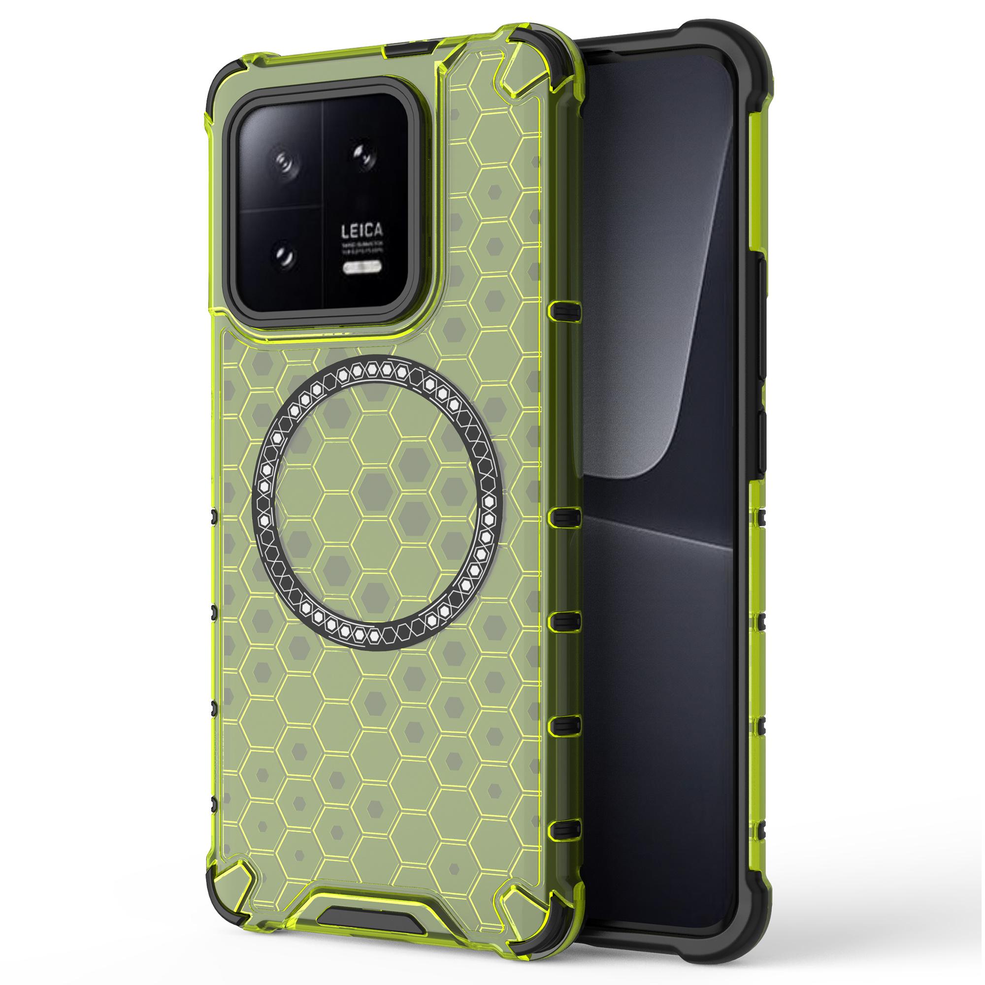 Для Xiaomi 13 Pro 5G Магнитный чехол TPU+PC Чехол для телефона Сотовое отведение тепла Green
Для Xiaomi 13 Pro 5G Магнитный чехол TPU+PC Чехол для телефона Сотовое отведение тепла Green