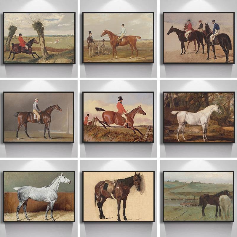 Vintage Horse Poster Antique Horse Farm Animals Canvas Painting Equestrian Prints Farmhouse Pictures for Living Room Home Decor 21cm×30cm NoFrame
Vintage Horse Poster Antique Horse Farm Animals Canvas Painting Equestrian Prints Farmhouse Pictures for Living Room Home Decor 21cm×30cm NoFrame