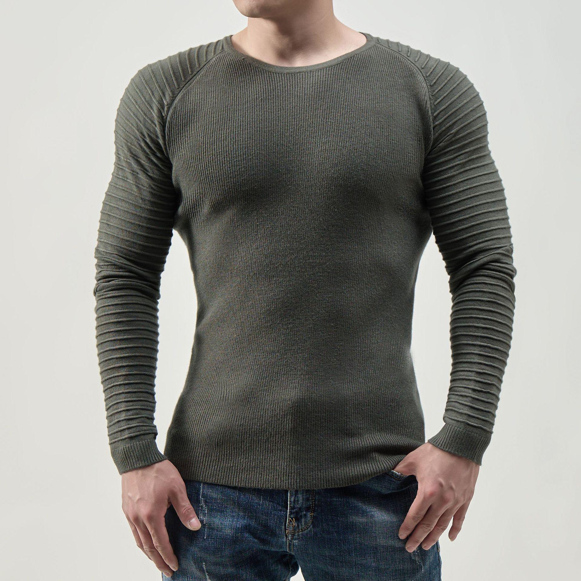 Men s Autumn/Winter Round Neck Knit Sweater XXL армія зелений колір
Men s Autumn/Winter Round Neck Knit Sweater XXL армія зелений колір