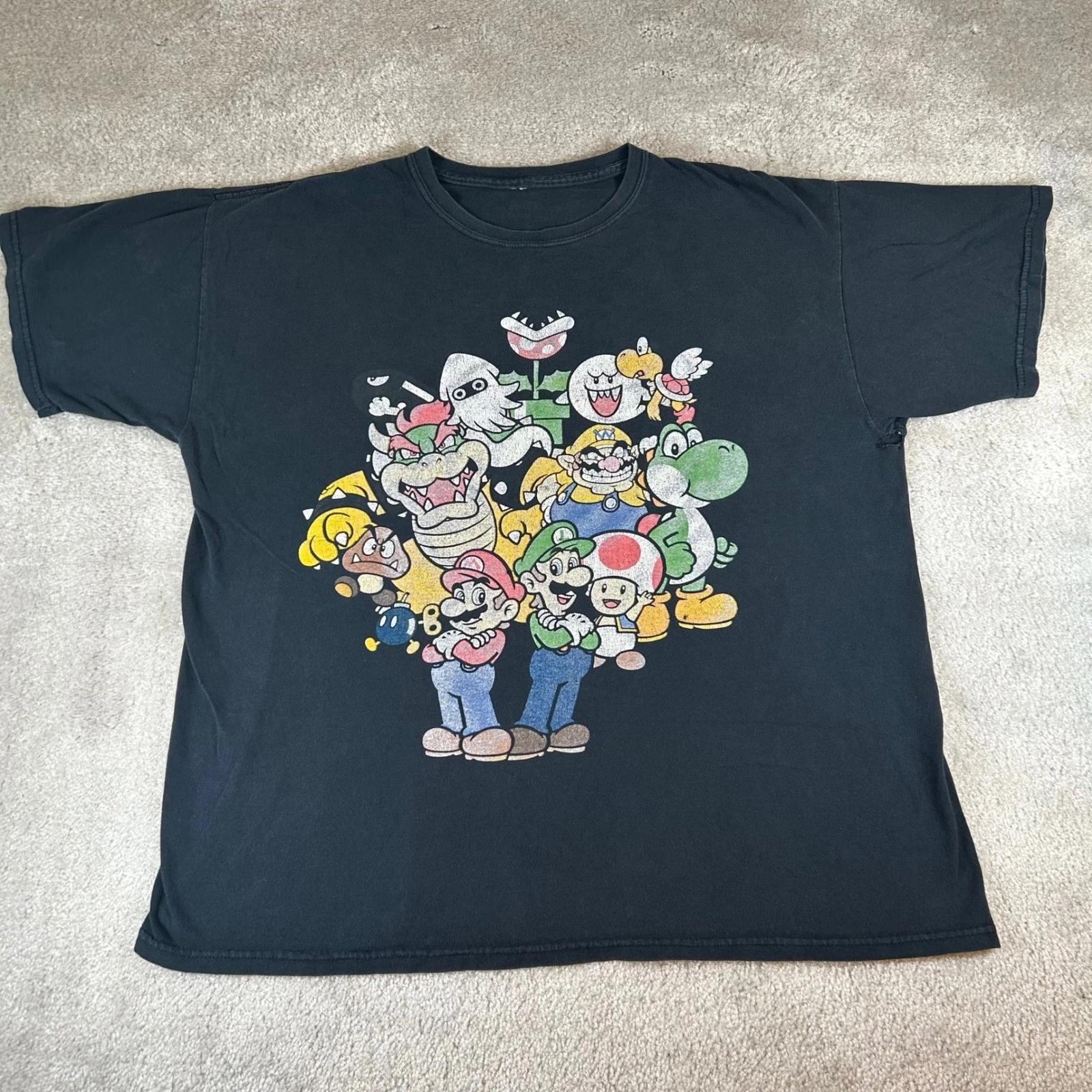 Nintendo Super Mario Bros T-shirt Mens XL Black Graphic Retro Gaming Distressed S
Nintendo Super Mario Bros T-shirt Mens XL Black Graphic Retro Gaming Distressed S