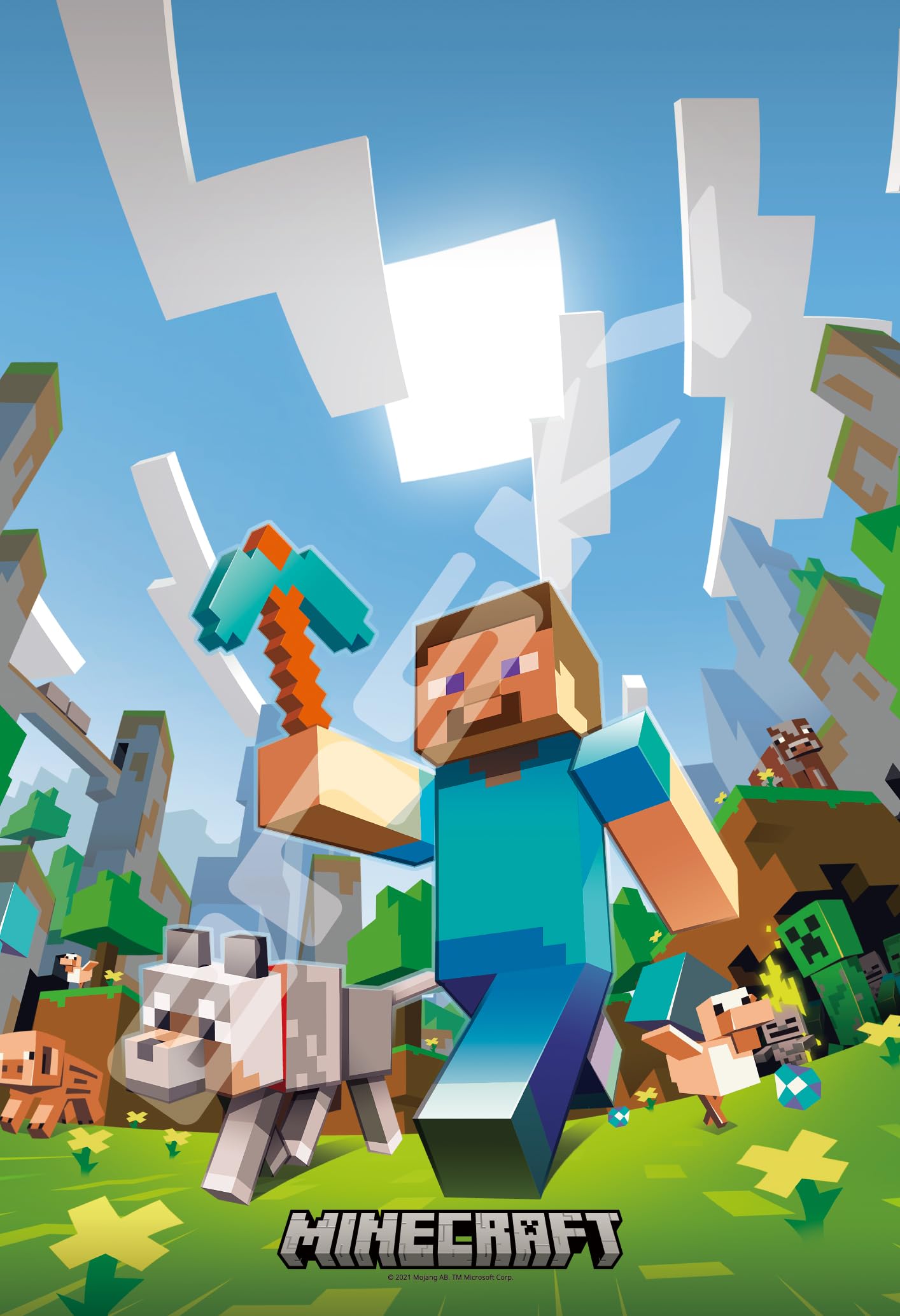 ENSKY MINECRAFT Minecraft Adventure 26 x 38 см Пазл 108 больших элементов JIGSAW PUZZLE Steve s 108-L770
ENSKY MINECRAFT Minecraft Adventure 26 x 38 см Пазл 108 больших элементов JIGSAW PUZZLE Steve s 108-L770