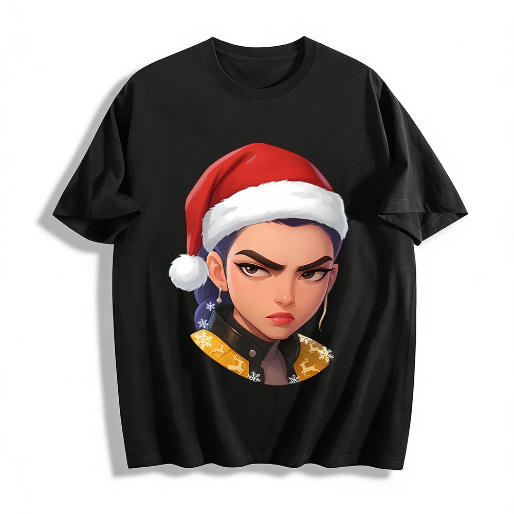 Valorant Viper Christmas Print Casual Top Trendy Game IP Joint Festival Vibe Clothing Pure cotton T-shirt XXS
Valorant Viper Christmas Print Casual Top Trendy Game IP Joint Festival Vibe Clothing Pure cotton T-shirt XXS